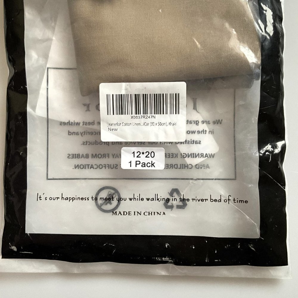 JEANERLOR COTTON LINEN SOLID LUMBAR THROW PILLOW CASE CUSHION COVER - Picture 9 of 9